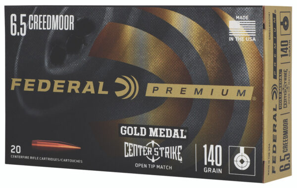 Federal Premium Ammo 6.5 Creedmoor, 140gr, Open Tip Match, 20Bx/10Cs - Image 2