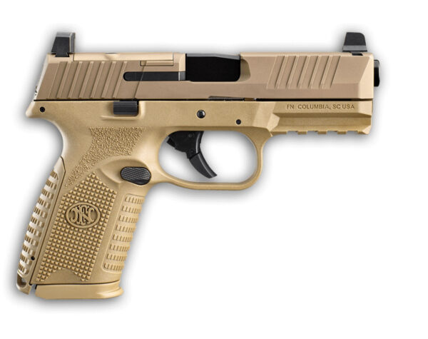 FN FN 509 Midsize MRD 9mm, 4" Barrel, Flat Dark Earth, Ambidextrous Controls, Non-Manual Safety, Optics Ready, 15rd