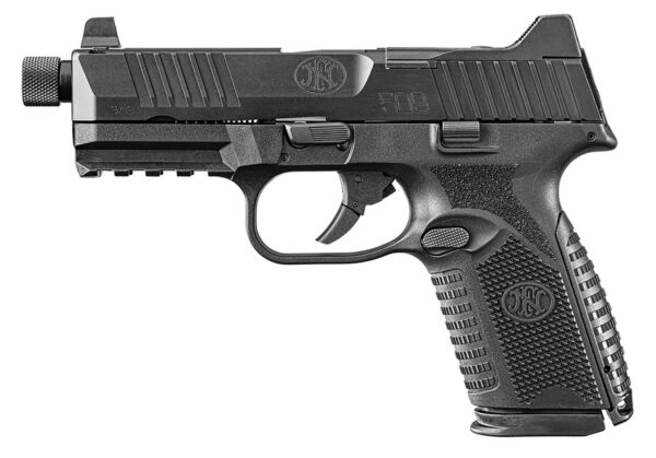 FN FN 509 Midsize Tactical 9mm, 4.5" TB, Night Sights, Black, 15rd