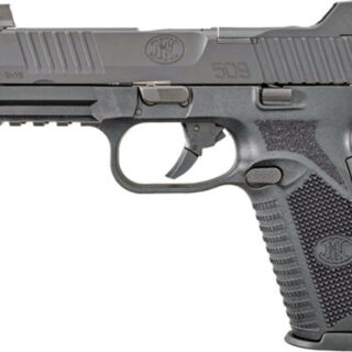 FN 509T Bundle, 9mm, 4.5" Threaded Barrel, Optics Ready, Night Sights, Black, 24rd