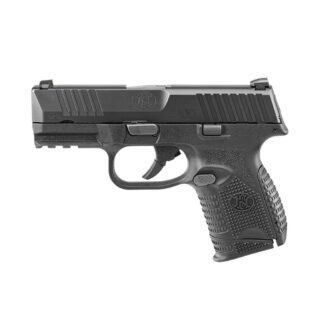 FN 509 Compact 9mm, 3.7" Barrel, NTS, HiViz Sights, Black, 12rd/15rd