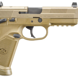 FN FNX-45 Tactical 45 ACP 5.3" Threaded Barrel Flat Dark Earth, Night Sights, 15 Round