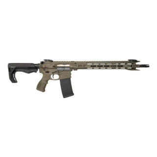 Fostech Stealth Raptor 5.56/.223, 16" Barrel, Mach 1 Rail, MFT Stock, OD Green, 30rd