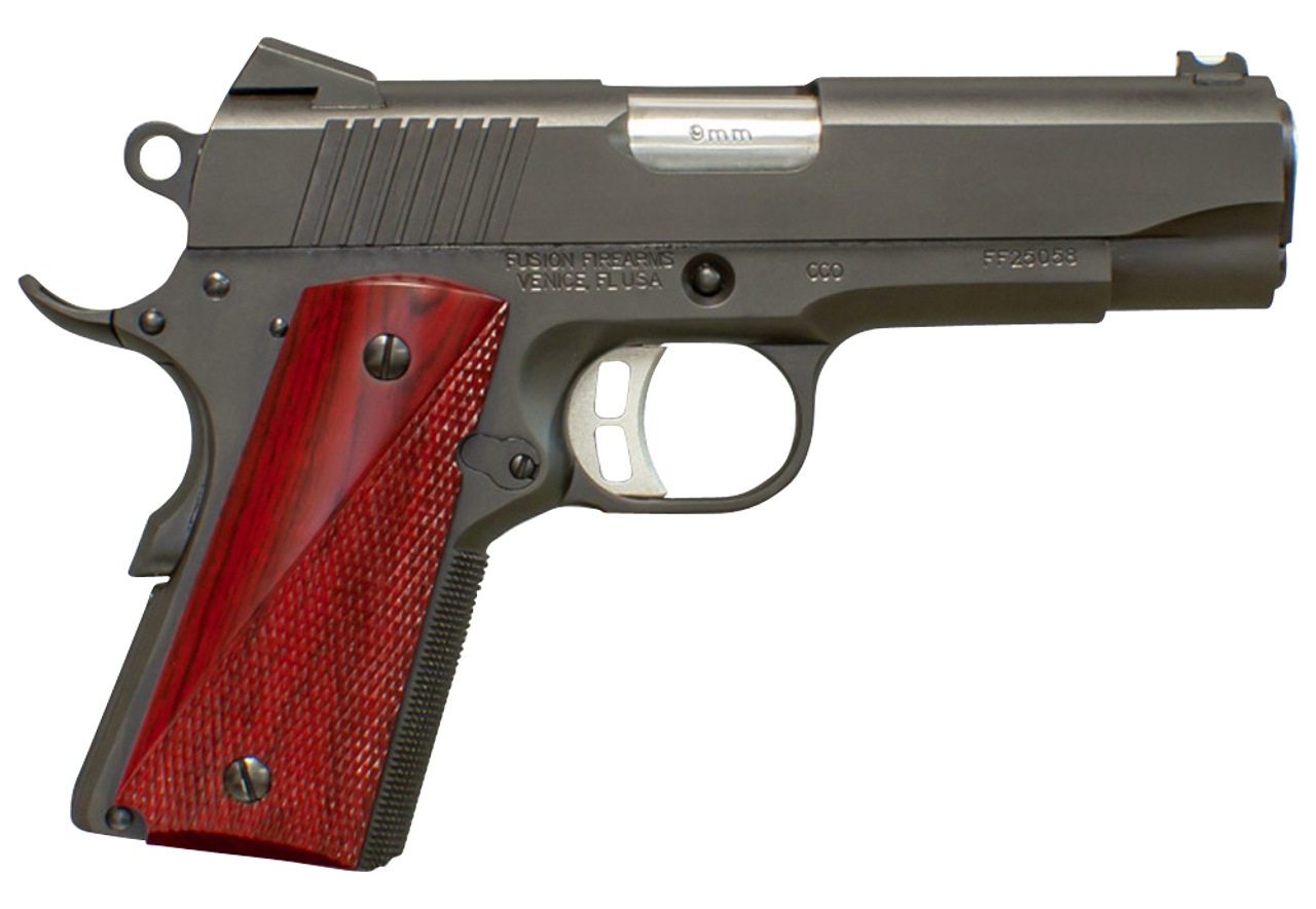 FUSION PRECISION Freedom CCO 45 ACP 5" 7rd Black Oxide Black Cocobolo Grip