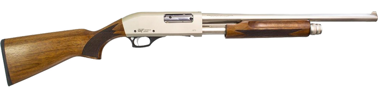 GForce Arms GF3P 20 Ga, 20" Barrel 3" Chamber, Nickel, Turkish Walnut, 4rd
