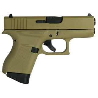 Glock 43 Gen 4 Custom "FDE" 9mm, 3.41" Barrel, 6rd
