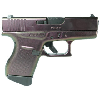 Glock 43 Custom "Shimmering Razorback" 9mm, 3.41" Barrel, 6rd