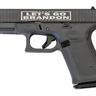 Glock 19 Gen5 9mm, 4.02" Barrel, "Let''''s Go Brandon", FS, Gray, 15rd