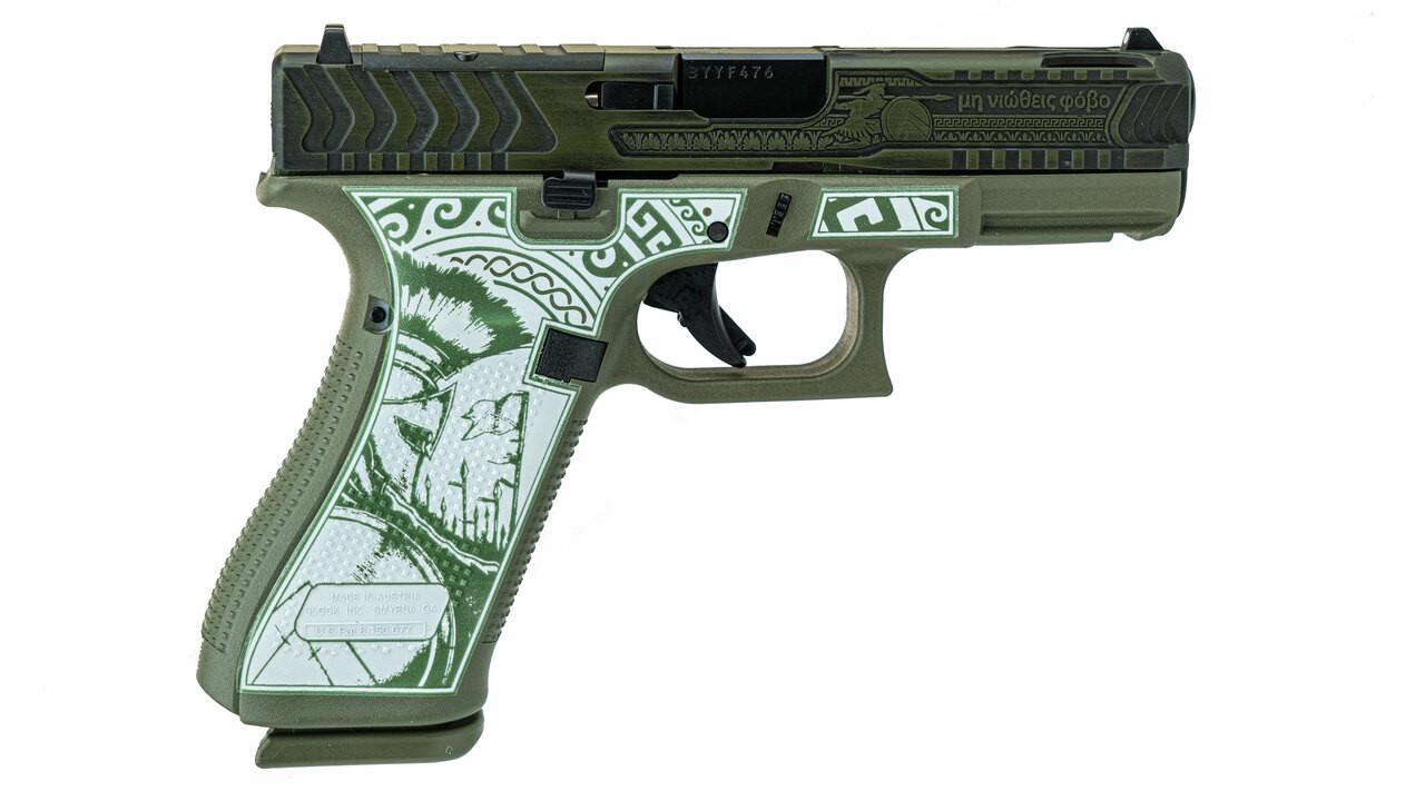 GLOCK G19 GEN 5 9mm, 4" Barrel, Spartan Laser Finish, 15rd