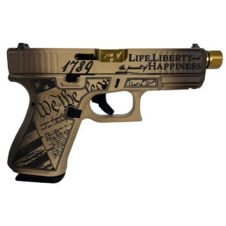 Glock G19 G5 Custom "Constitution Model" 9mm, 4.6" Barrel, 15rd