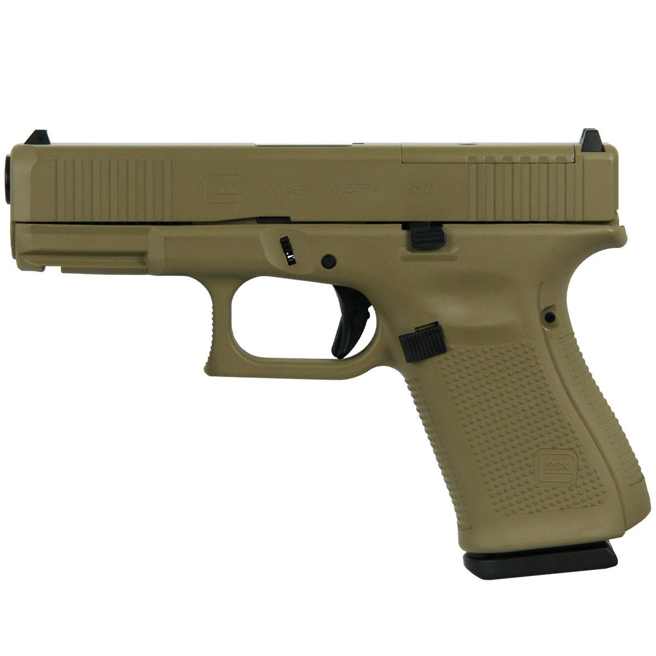 Glock G19 G5 MOS Custom "FDE" 9mm, 4.02" Barrel, 15rd - Image 2