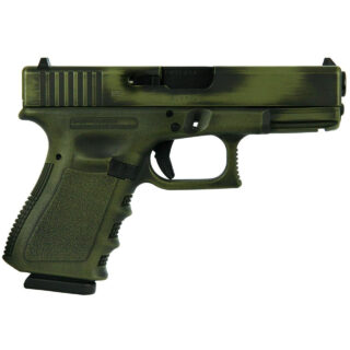 Glock G19 G3 Custom "Bazooka Green Distressed" 9mm, 4" Barrel, 15rd