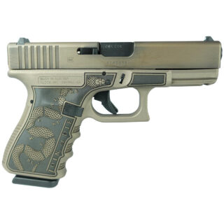 Glock 19 Gen 3 Custom "Revolution Engraved Colonial Brown" 9mm, 4.02" Barrel, 15rd