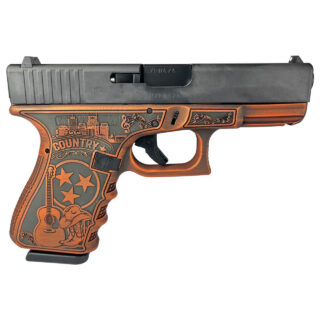 Glock 19 Gen 3 Custom "Tennessee Distressed Orange" 9mm, 4.02" Barrel, 15rd