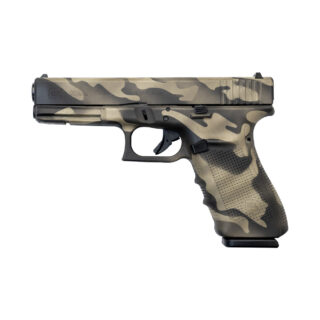 Glock 20 Gen4 USA 10mm, 4.6" Barrel, Fixed Sights, Sandstorm Camo, 15rd