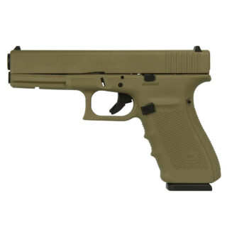 Glock 20 Gen4 10mm, 4.61" Barrel, Fixed Sights, FDE Cerakote, 15rd