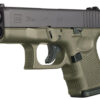 Glock G26 9mm, 3.5", Fixed Sights, 10rd, OD Green Frame - Image 2