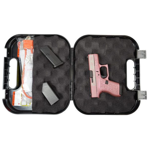 Glock 42 Custom "Glock & Roses Medusa Pink" 380 ACP, 3.2" Barrel, 6rd - Image 6