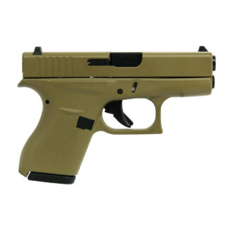 Glock 42 Custom "FDE" 380 ACP, 3.25" Barrel, 6rd