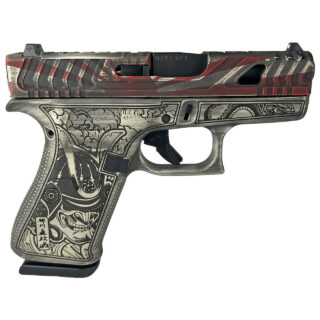 Glock 43x Custom "Rising Sun Bushido" 9mm, 3.41" Barrel, 10rd