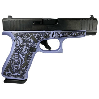 Glock G48 "Crushed Orchid Elephant Engraved" 9mm, 4.17" Barrel, 10rd