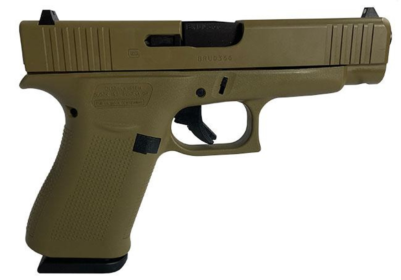 Glock 48 Gen 5 Custom 9mm, 4.17" Barrel, Flat Dark Earth, 10rd