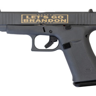 Glock G48 AUS 9mm, 4.17" Barrel, "Let's Go Brandon", FS, Gray, 10rd