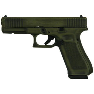 Glock 17 Gen 5 Custom "Distressed Bazooka Green" 9mm, 4.49" Barrel, 17rd