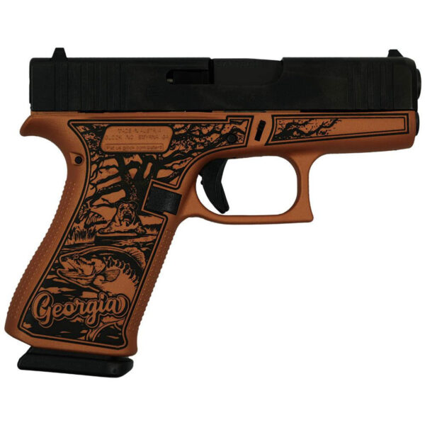 Glock 43x Custom "Georgia Clay" 9mm, 3.41" Barrel, 10rd