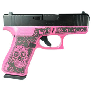 Glock 43x Custom "Sugar Skull Pink Medusa" 9mm, 3.41" Barrel, 10rd