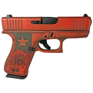 Glock 43x Custom "Texas Orange" 9mm, 3.41" Barrel, 10rd