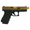 Glock 19 Gen 3 Custom Gold Frame 9mm, 4.6" Gold Barrel, 15rd