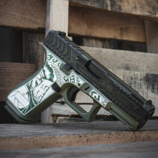 Glock 17 Gen 5 9mm, 4.49" Barrel, RMR Cut, Spartan Laser, Slide Cuts, 17rd