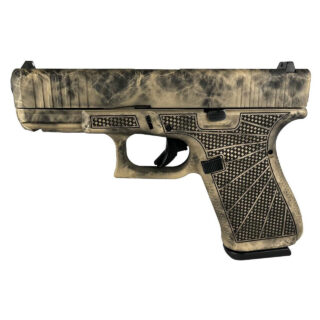 Glock G19 Gen5 AUS 9mm, 4" Barrel, Fixed Sights, Marble Stipple Frame, 15rd