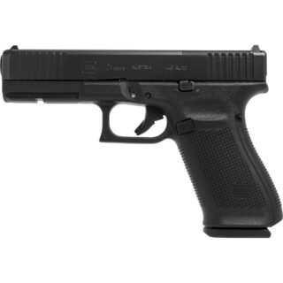 Glock 21 AUS Gen5 MOS .45 ACP, 4.61" Barrel, Black, Fixed Sights, Optics Ready, 13rd
