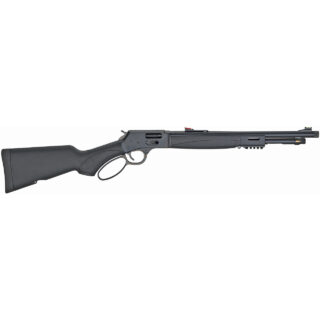 Henry Big Boy X Model 45 LC, 17.5" Threaded Barrel, Blued, Black Stock, M-Lok, Large Loop, Picatinny Rail, BB-RSM Ready, Fiber Optic Sights, 7rd
