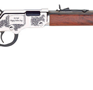 Henry Golden Boy Silver Fathers Day .22 LR/Short, 20" Barrel, Nickel Plated, American Walnut, 16rd/21rd