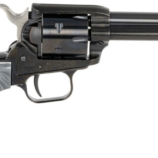 Heritage Rough Rider .22 LR, 4.75" Barrel, Gray Pearl Grips, Black, 6rd
