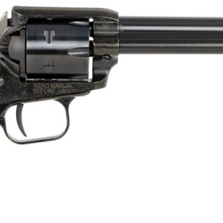 Heritage Rough Rider .22 LR, 6.5" Barrel, Gray Pearl Grips, Black, 6rd