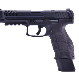 HK VP9L Full-Size OR 9mm, 5" Barrel, Ported Slide, 3-Dot Sights, Black, 20rd