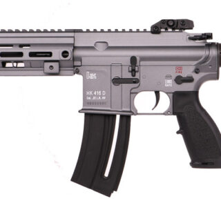 HK 416 Rifle .22 LR, 16" Barrel, Flip-Up Sights, Tungsten, 20rd