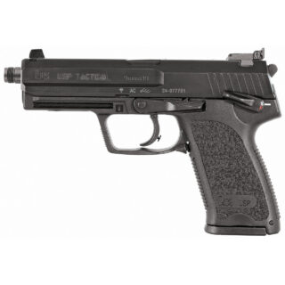 HK USP9 Tactical V1 9mm, 4.86" Barrel, Night Sights, Decocker, Black, 15rd