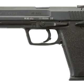 HK USP45 Expert V1 45 ACP, 5.19" Barrel, Black, 10rd