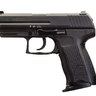 H&K P2000 V3 40 S&W, 3.66" Barrel, Black, DA/SA, 12rd
