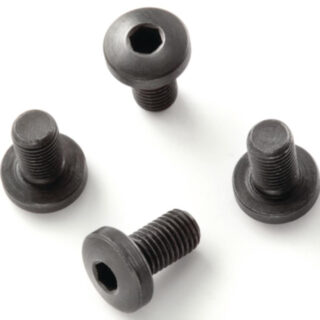 Hogue Grip Screws For Government and Officers Models Hex Head Black Package of Four