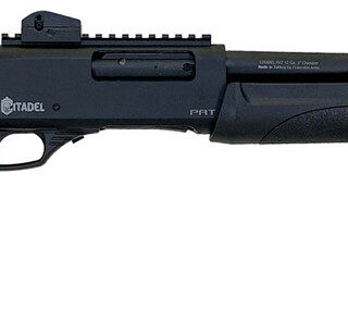 Citadel CDA 12 Force Pump-Action 12 Ga, 20" Barrel, 3", Matte Black, 3rd