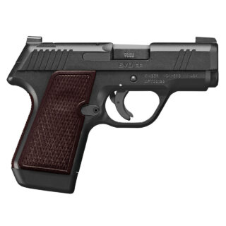 Kimber EVO SP Select 9mm, 3.16" Barrel, 3-Dot Sights, Brown Grips, Black, 7rd