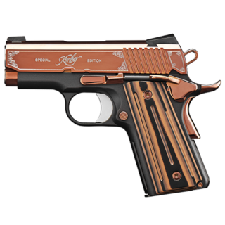 Kimber Ultra II, .45 ACP, 3" Barrel, Rose Gold Finish w/Engraving, G10 Grips, 7rd