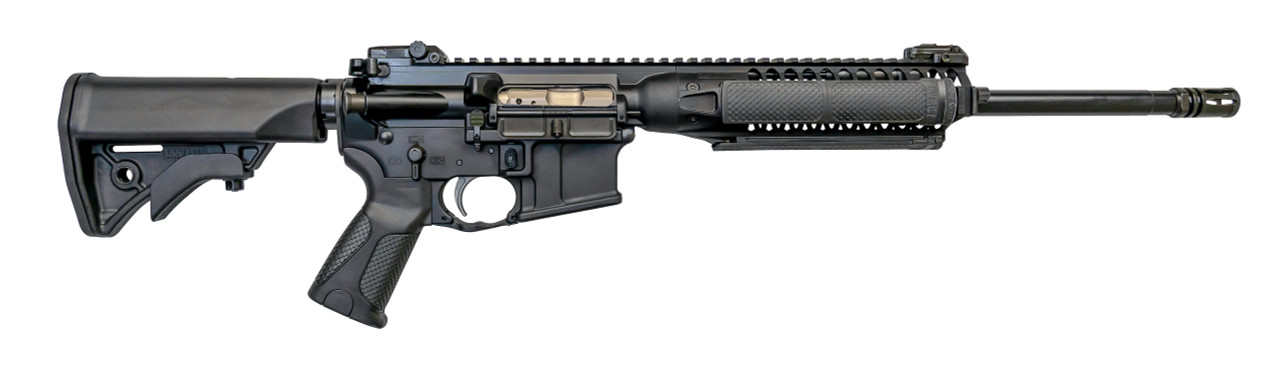 LWRC IC A2 5.56/.223, 16" Barrel, Quad Rail, Magpul Pro Ironsights, Black, 30rd