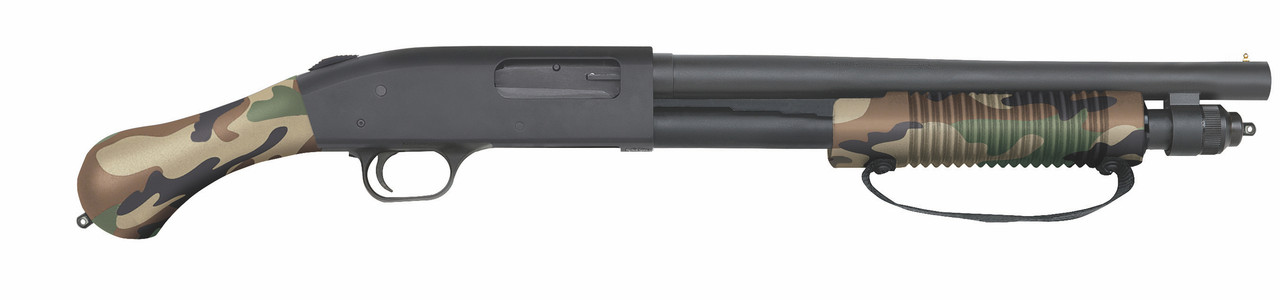 Mossberg 590 Shockwave 12 Ga, 14" Barrel, 3", U.S. Woodland Camo, 5rd